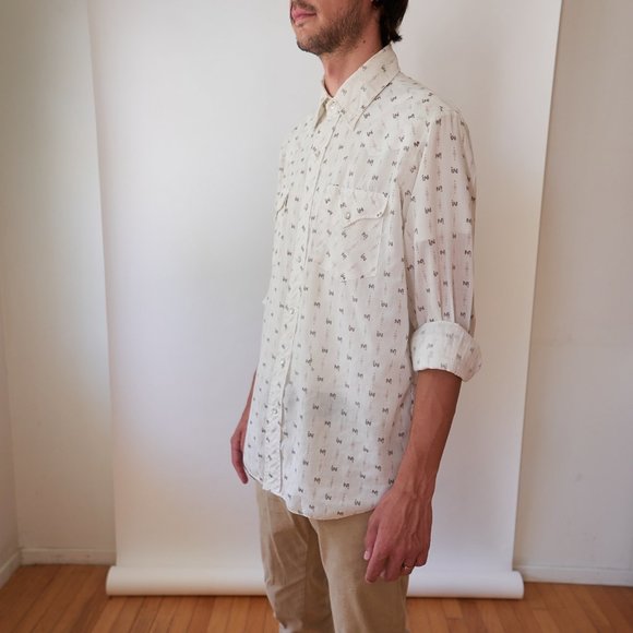 ⬇️ PRICE DROP - Vintage western button-down shirt - Picture 3 of 9